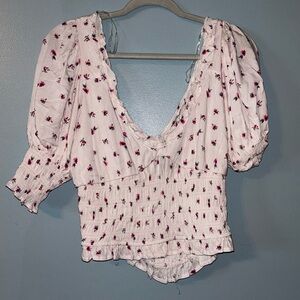 Altar’d State ruched floral top